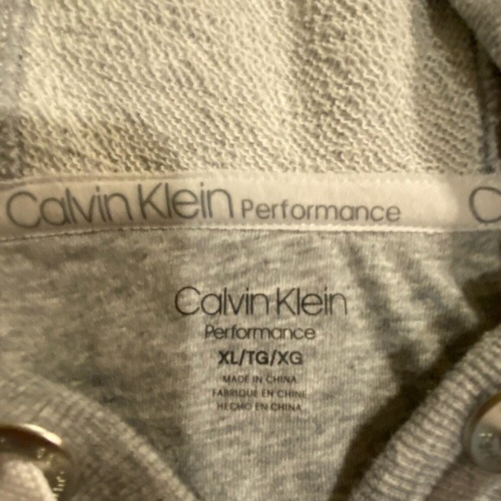 Calvin Klein Performance Logo sleeveless hoodie dress / swimsuit coverup XL - Picture 8 of 10